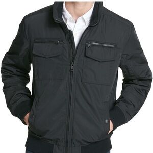 Tommy Hilfiger Men’s Water- & Wind-Resistant Jacket — XL | Black